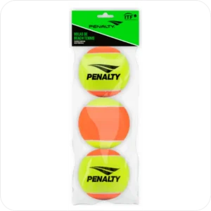 Kit com 3 Bolas de Beach Tennis Penalty Stage 2