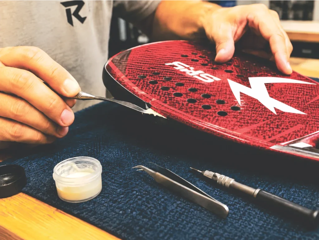 Reparos em raquetes de beach tennis